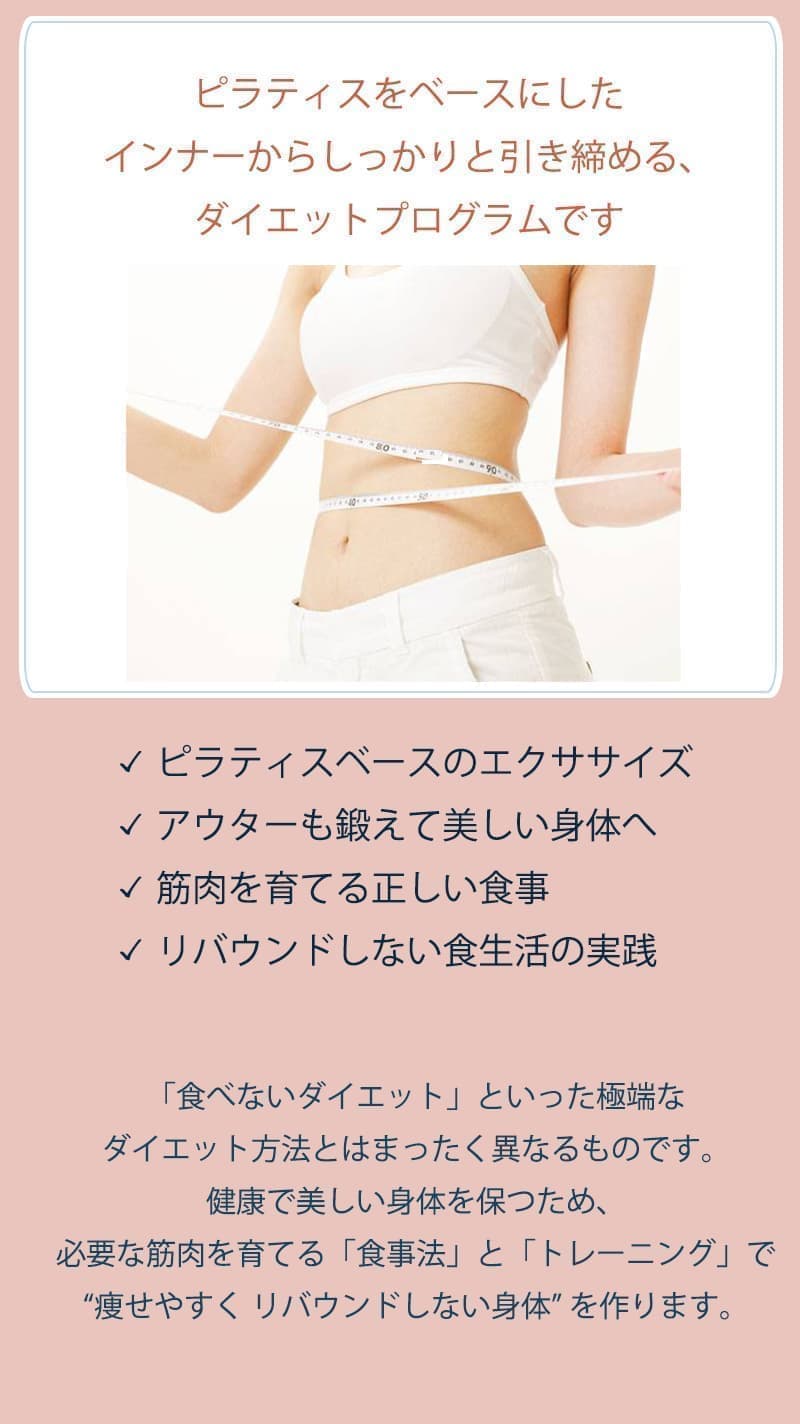 ダイエットコース概要説明の画像